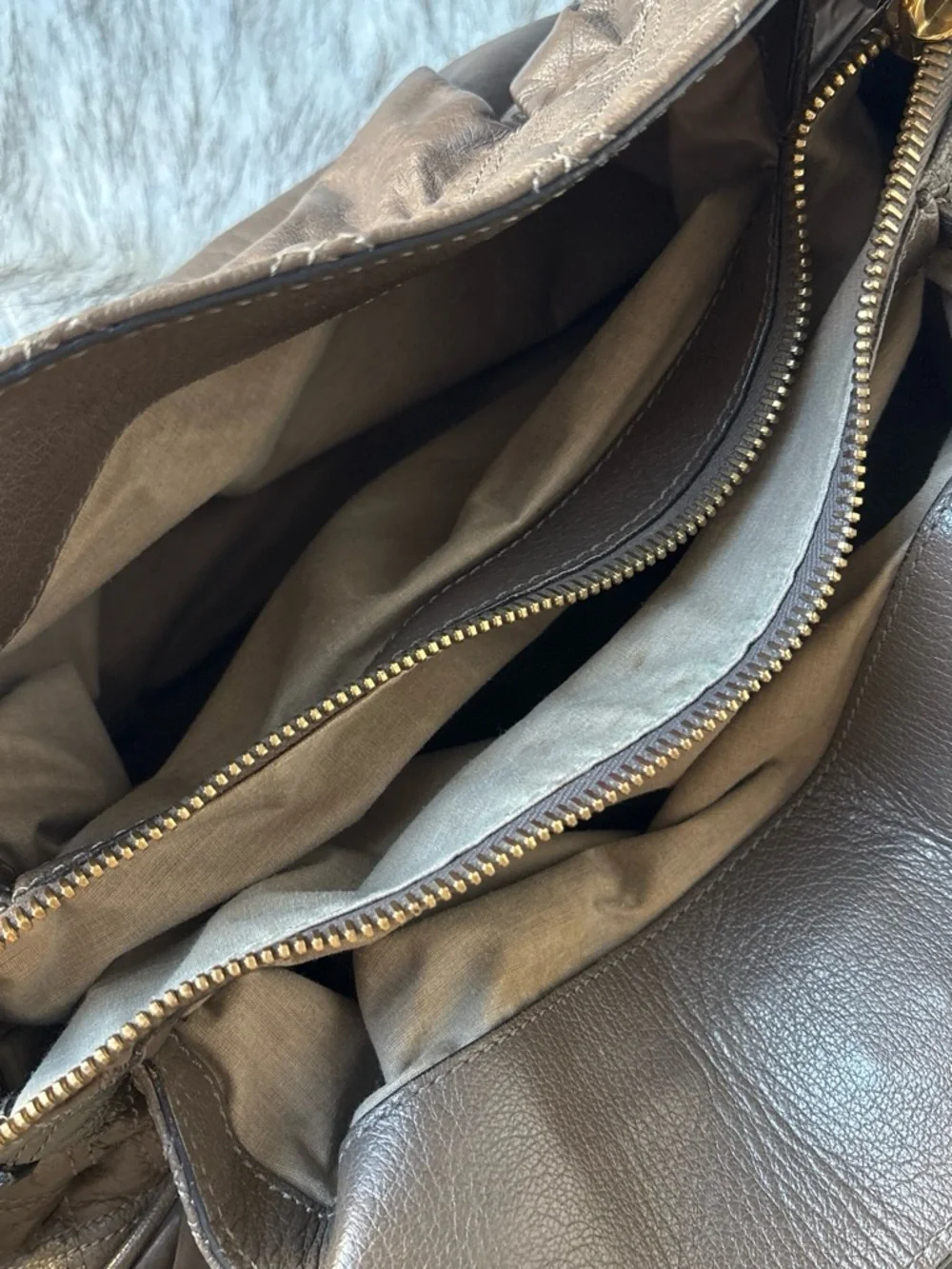 Marc Jacobs RARE Limited Production Brown Leather Hobo with Gold Hardware